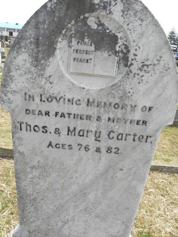 CARTER Thomas &amp; Mary