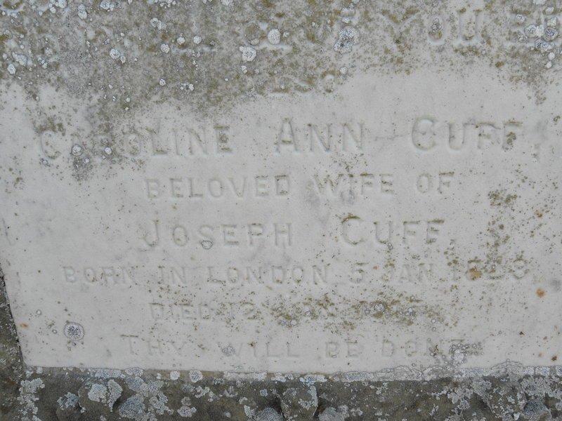 CUFF Caroline Ann 1828-1915