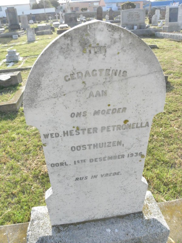 OOSTHUIZEN Hester Petronella -1936