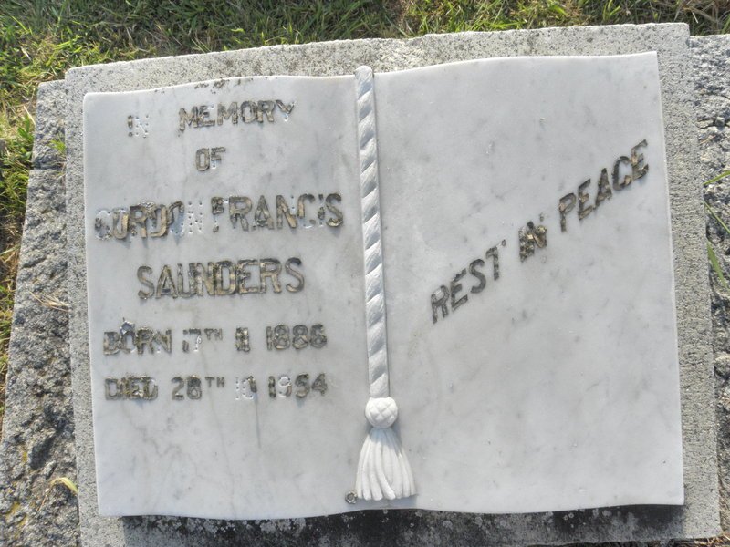 SAUNDERS Gordon Francis 1886-1954