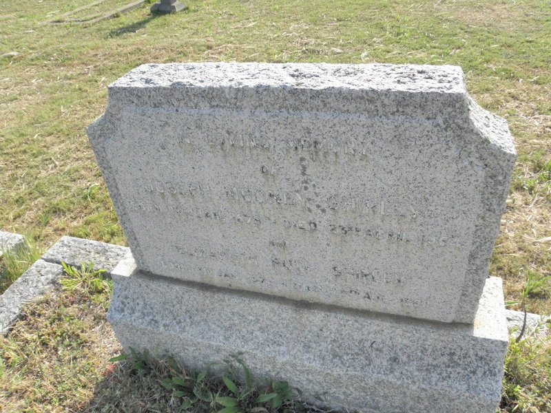 SHIRLEY Joseph Mooney 1879-1954 &amp; Elizabeth Ruth 1876-1958