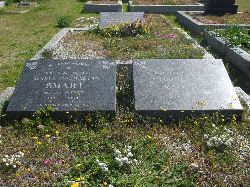 SMART Charles Henry 1892-1962 &amp; Maria Catharina DU PLESSIS 1899-1964