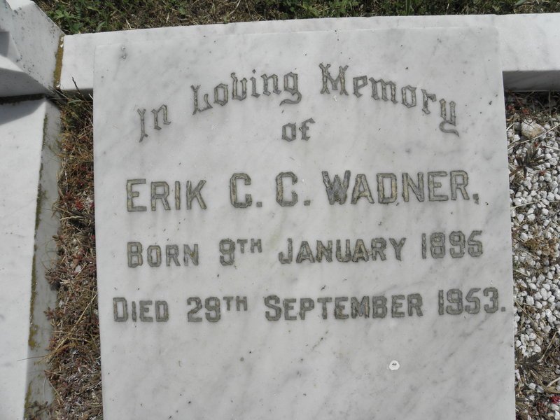 WADNER Erik C.C. 1895-1953