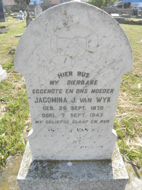 WYK Jacomina J., van 1879-1947