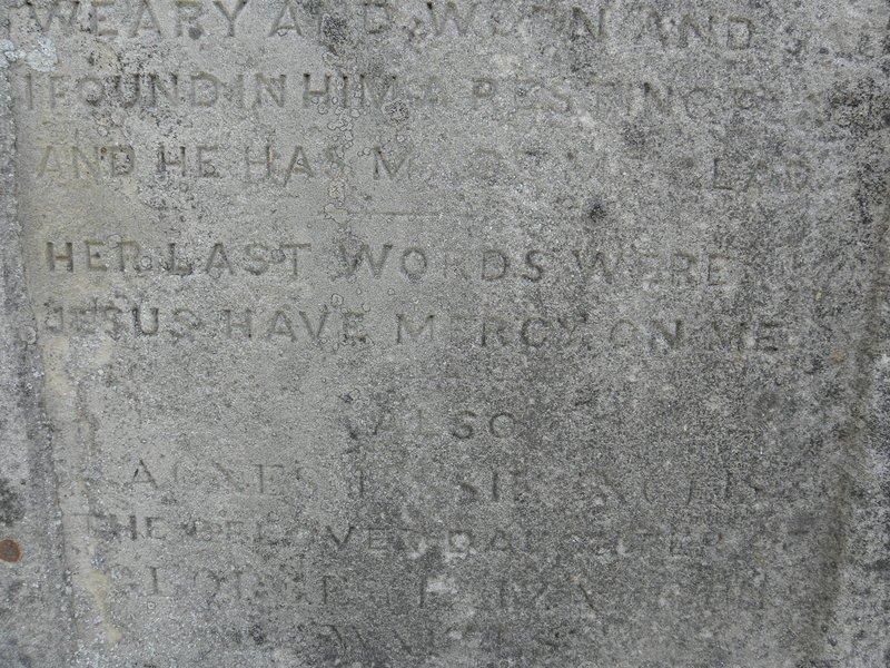  WANLESS Agnes Jessie