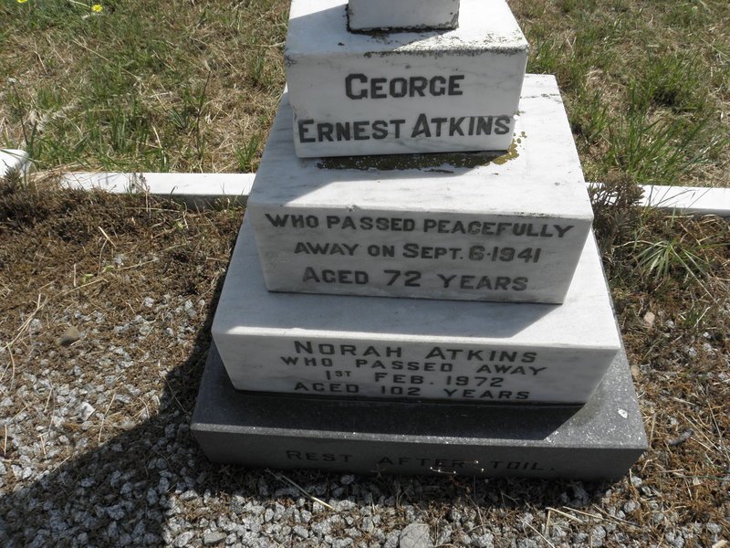 ATKINS George Ernest -1941 &amp; Norah -1972