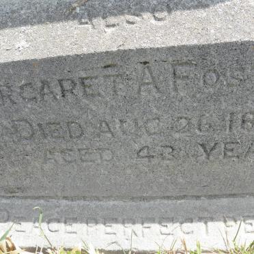 FOSTER Margaret A. -1898