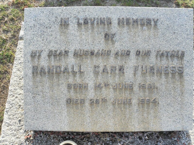FURNESS Randall Carr 1901-1994