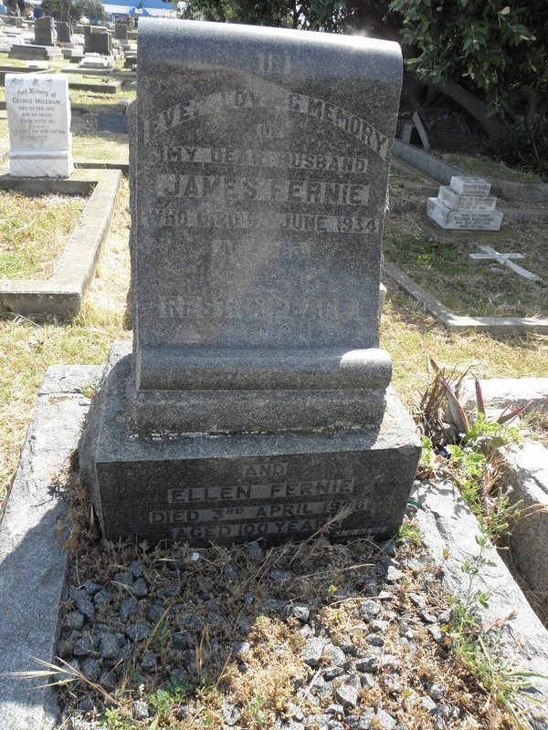 FERNIE James -1934 &amp; Ellen -1968