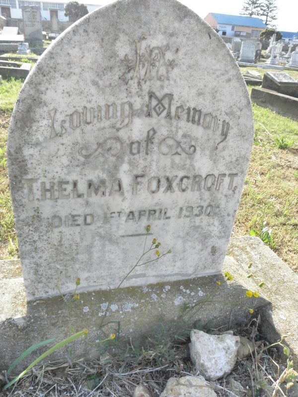 FOXCROFT Thelma -1930