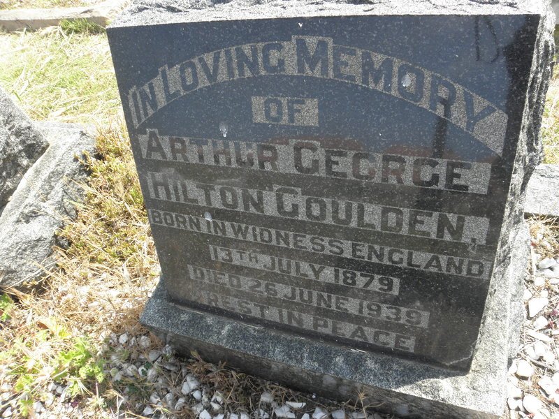 GOULDEN Arthur George Hilton 1879-1939