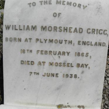 GRIGG William Morshead 1865-1938