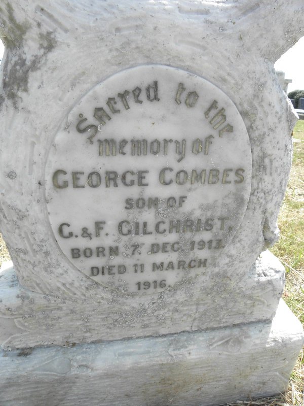 GILCHRIST George Coombe 1913-1916