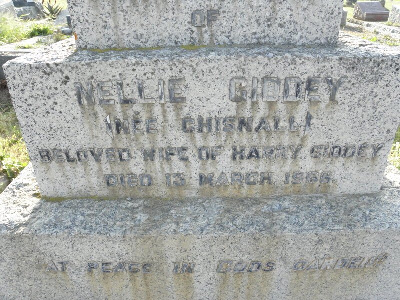 GIDDEY Nellie nee CHISNALL 1966
