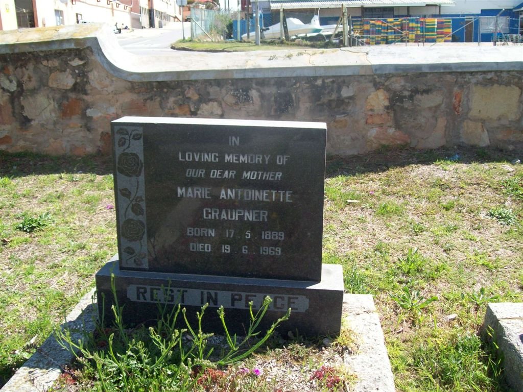 GRAUPNER Marie Antoinette 1889-1969