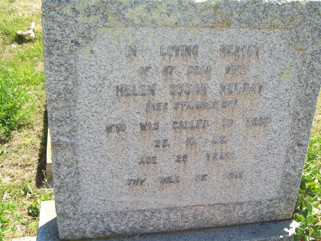 MURRAY Helen Susan nee STANBRIDGE -1940