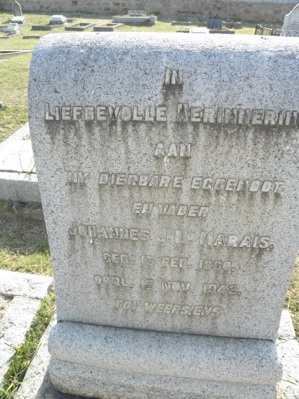 MARAIS Johannes J.N. 1888-1942
