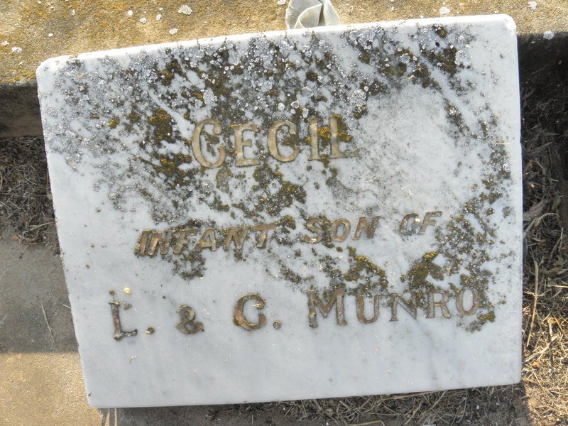 MUNRO Cecil