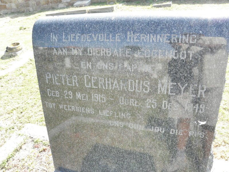 MEYER Pieter Gerhardus 1915-1949