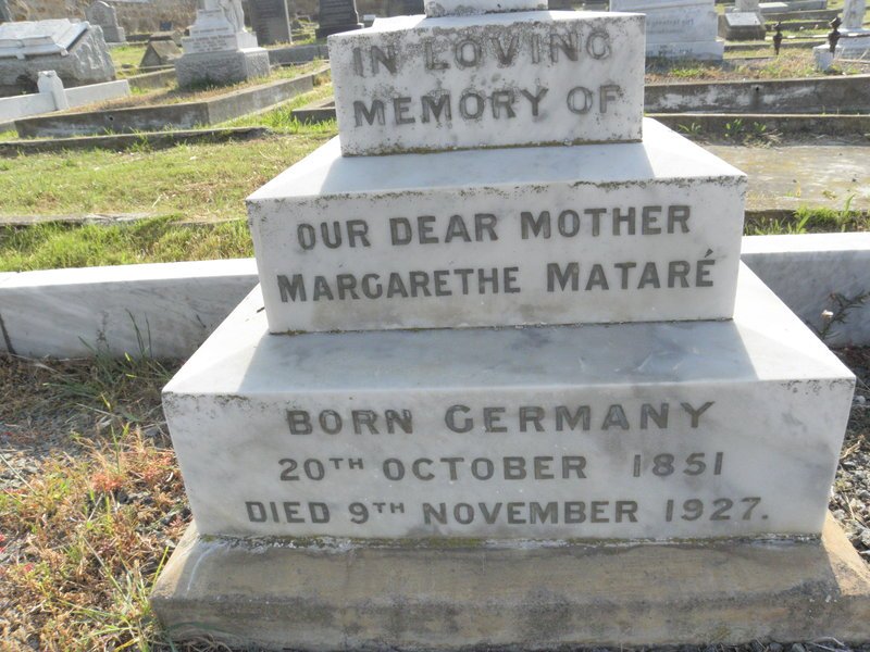MATARÉ Margarethe 1851-1927