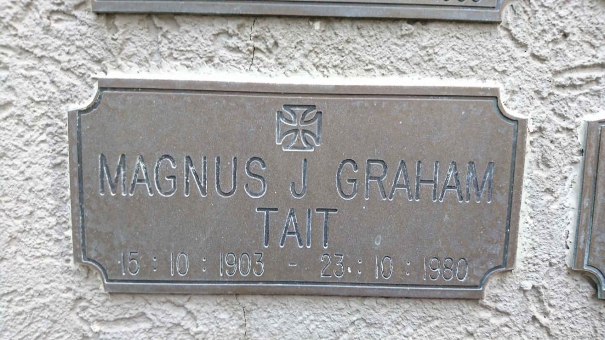 TAIT Magnus J. Graham 1903-1980