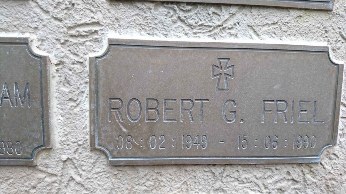 FRIEL Robert G. 1949-1990