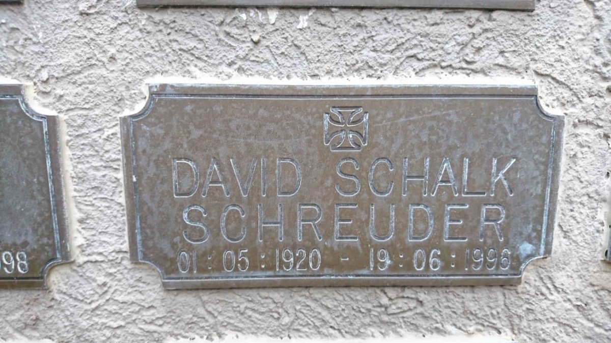 SCHREUDER David Schalk 1920-1999