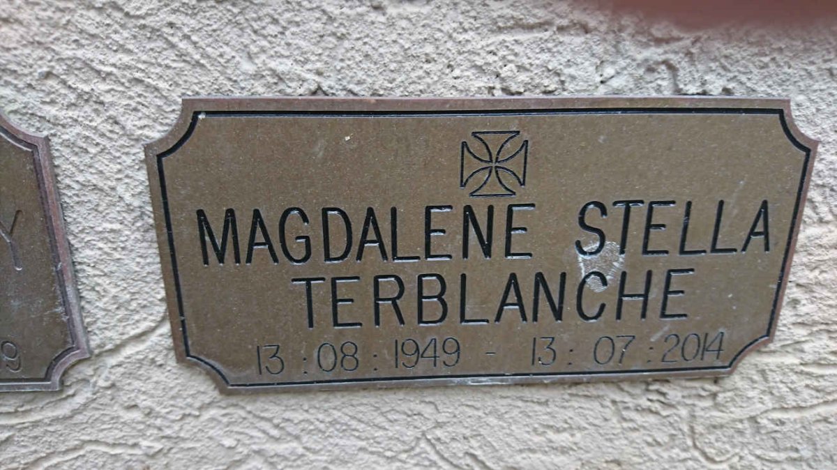 TERBLANCHE Magdalene Stella 1949-2014
