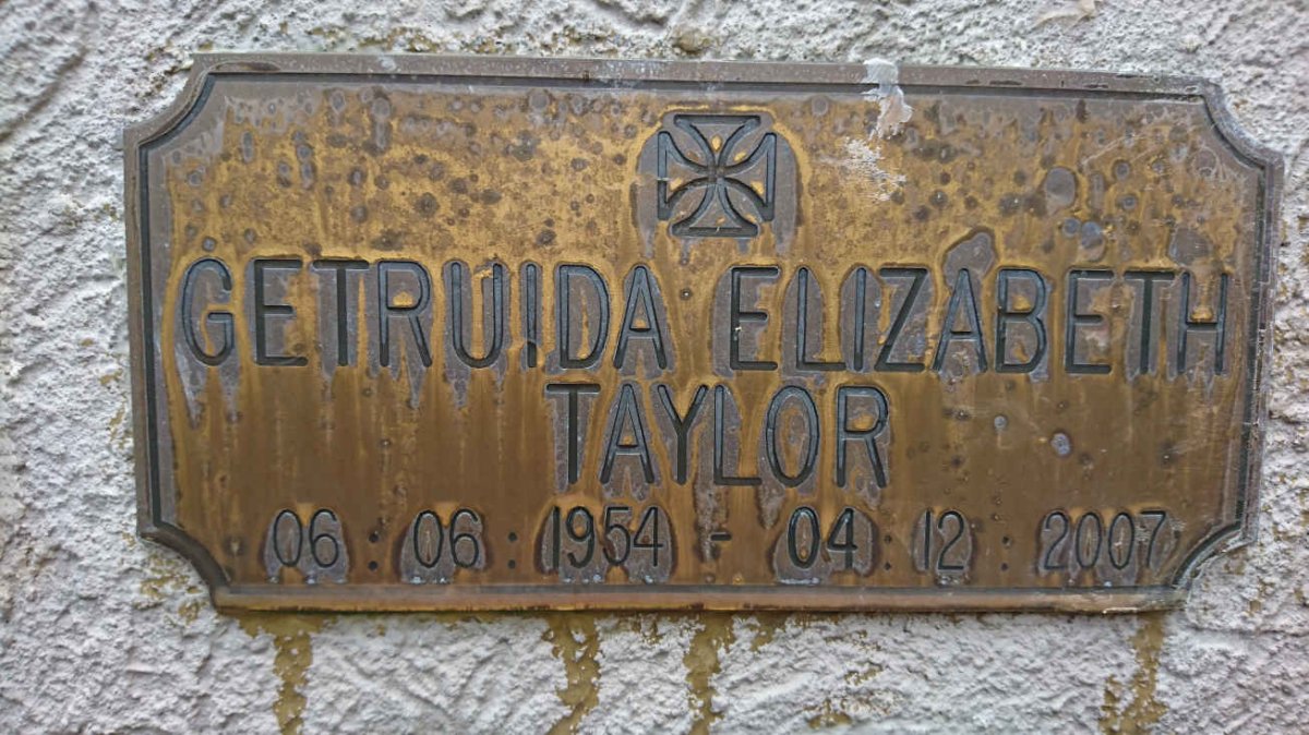 TAYLOR Getruida Elizabeth 1954-2007