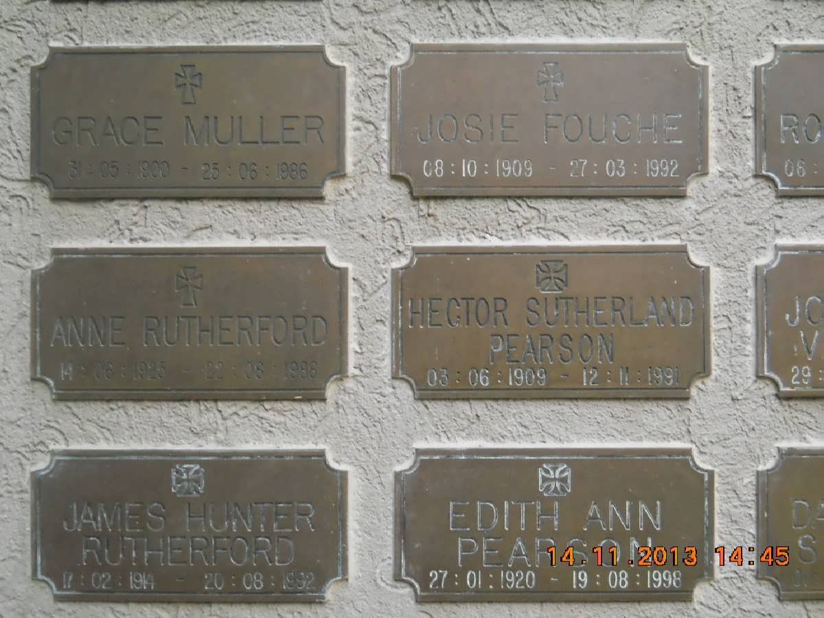 MULLER :: PEARSON :: RUTHERLAND