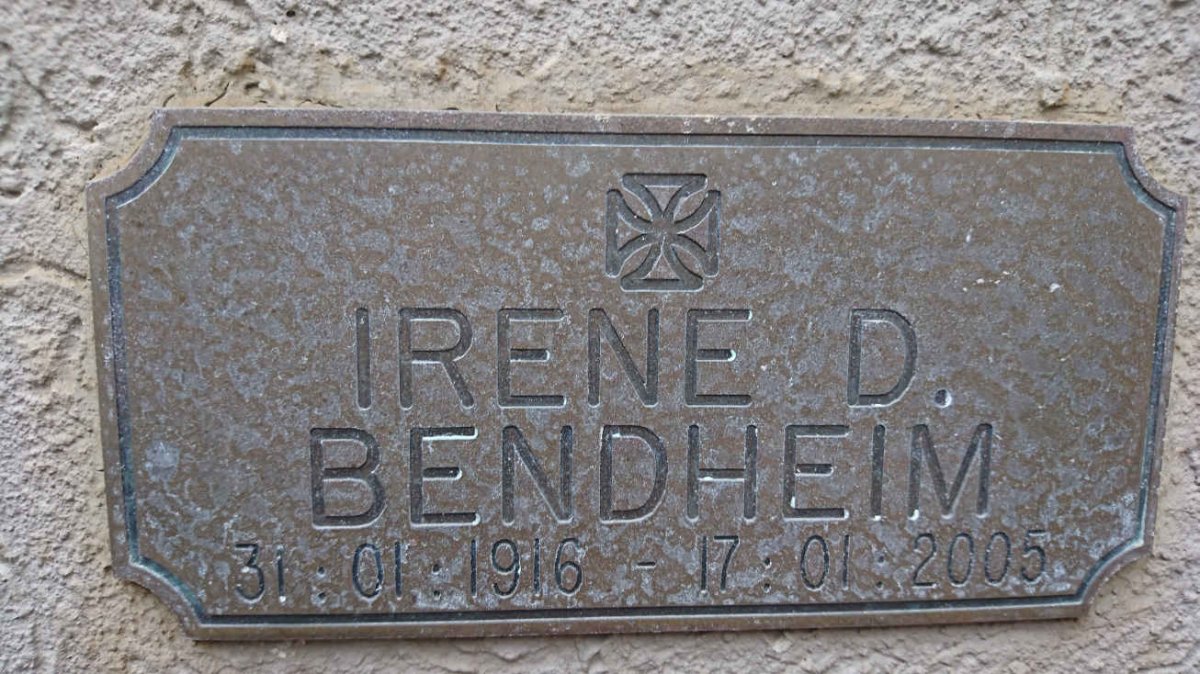 BENDHEIM Irene D. 1916-2005
