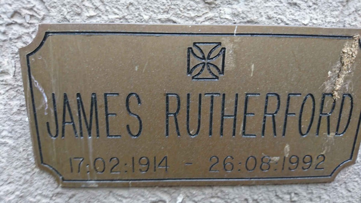 RUTHERFORD James 1914-1992