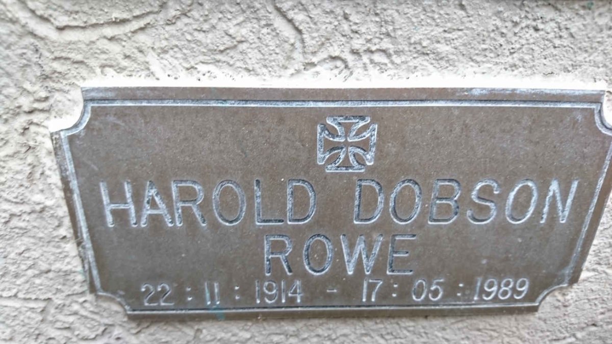ROWE Harold Dobson 1914-1989