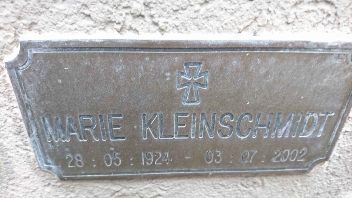 KLEINSCHMIDT Marie 1924-2002