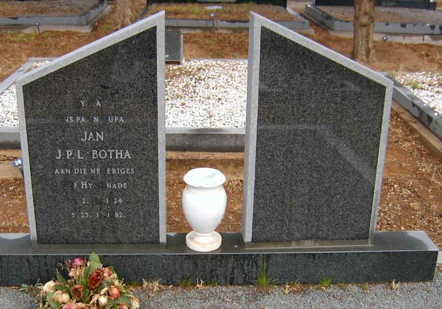 BOTHA J.P.L. 1924-1982