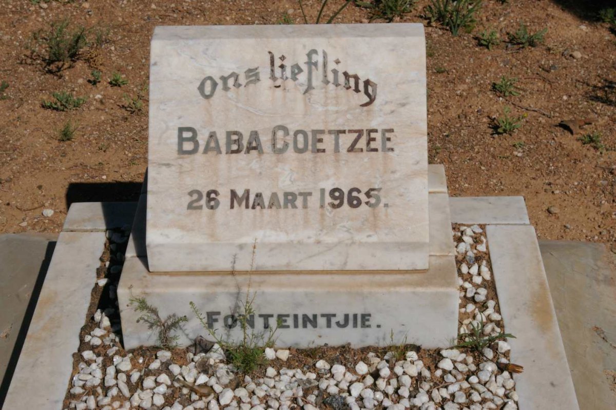 COETZEE Baba -1965