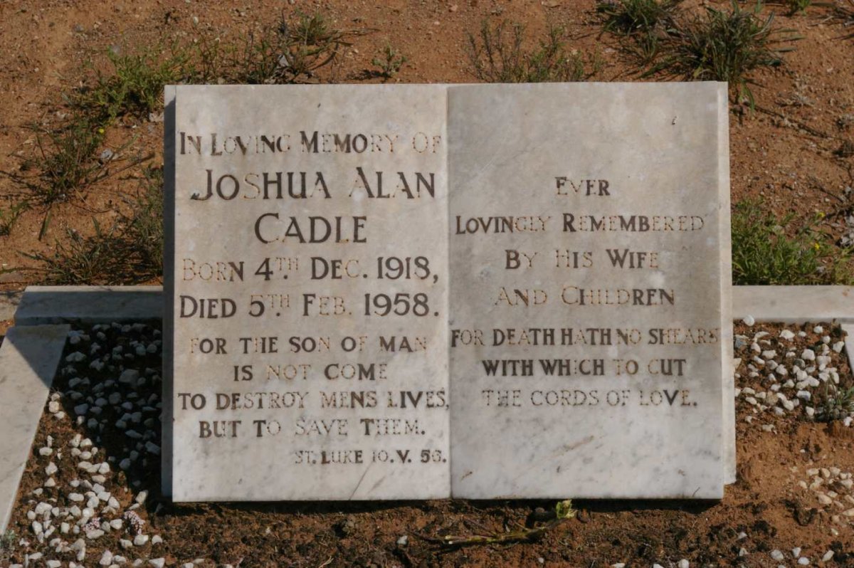 CADLE Joshua Alan 1918-1958