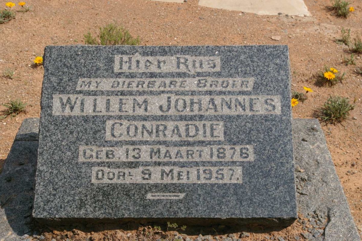 CONRADIE Willem Johannes 1876-1957