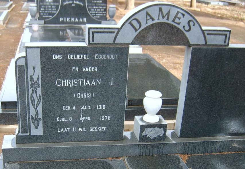 DAMES  Christiaan J. 1910-1978