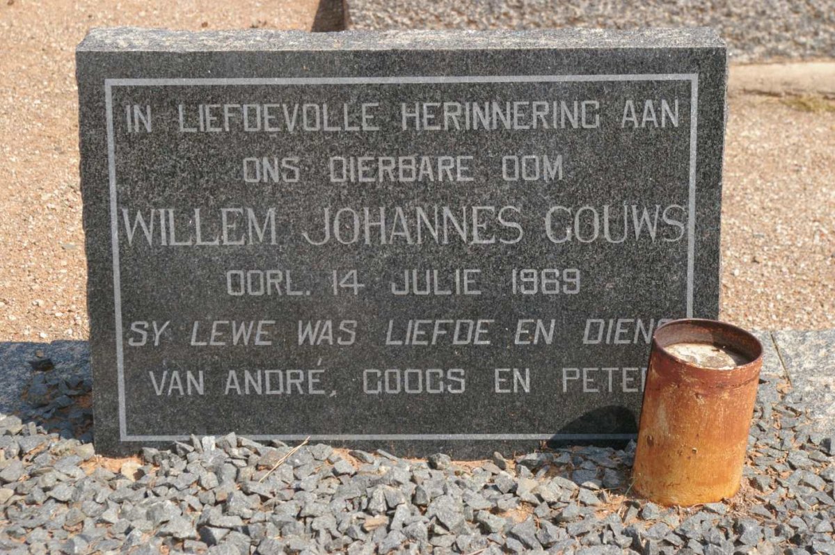 GOUWS Willem Johannes -1969