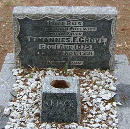 GROVE Johannes F. 1879-1931