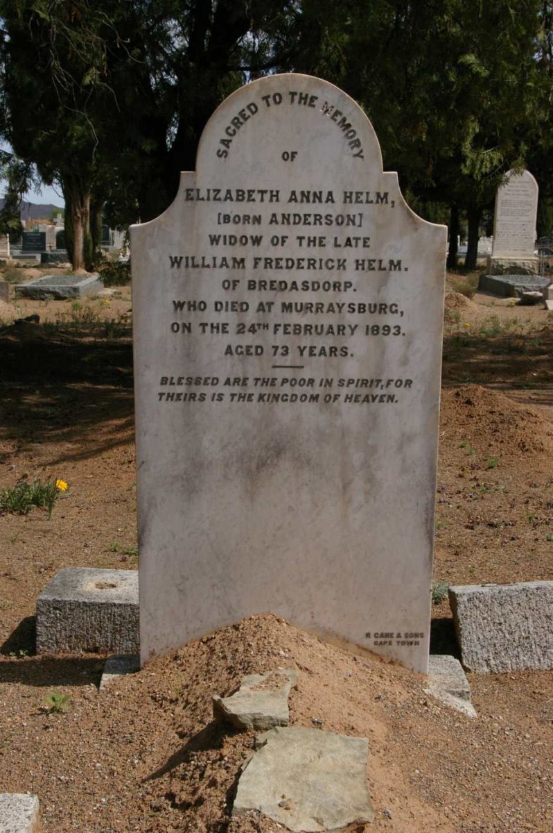 HELM Elizabeth Anna nee ANDERSON -1893