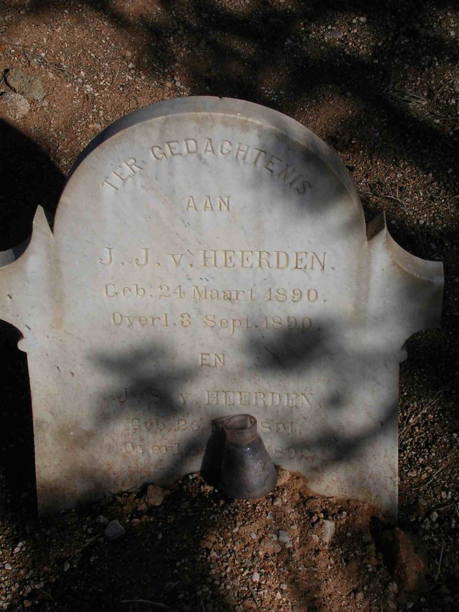 HEERDEN J.J., v. 1890-1890 :: V. HEERDEN J.S. 1891-1892