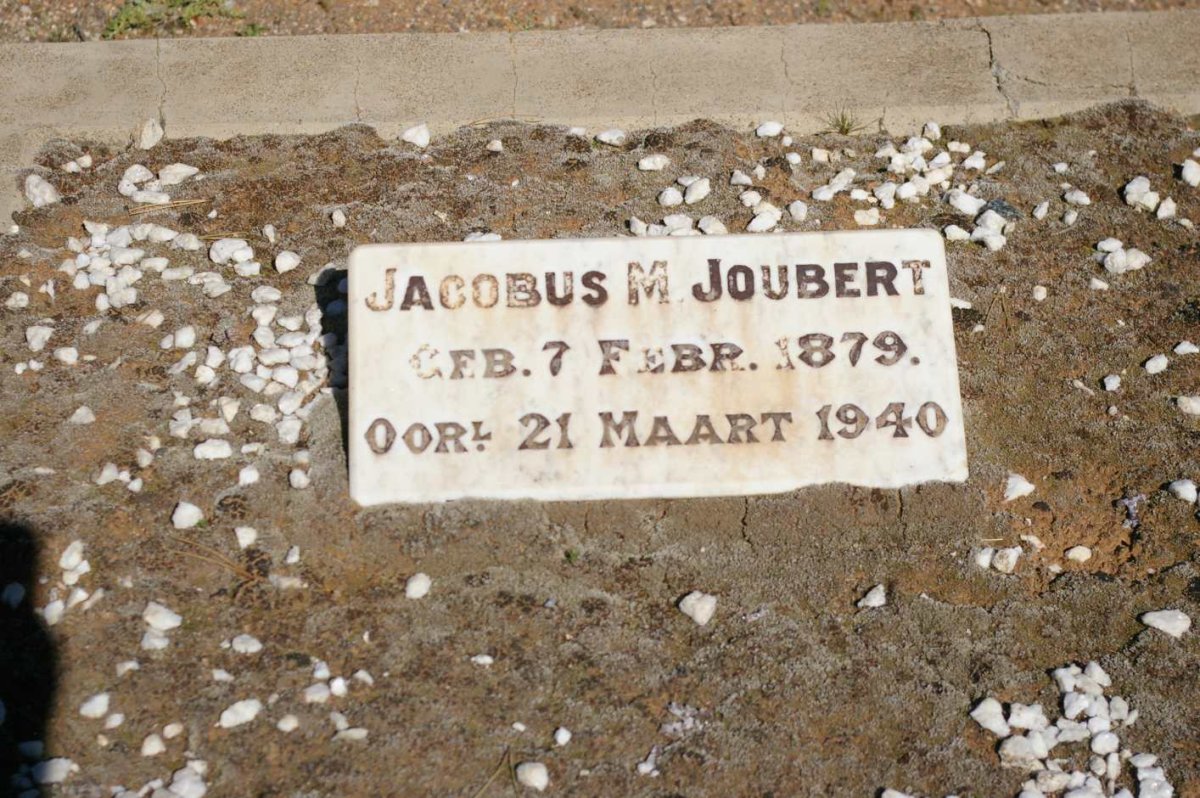 JOUBERT Jacobus M. 1879-1940