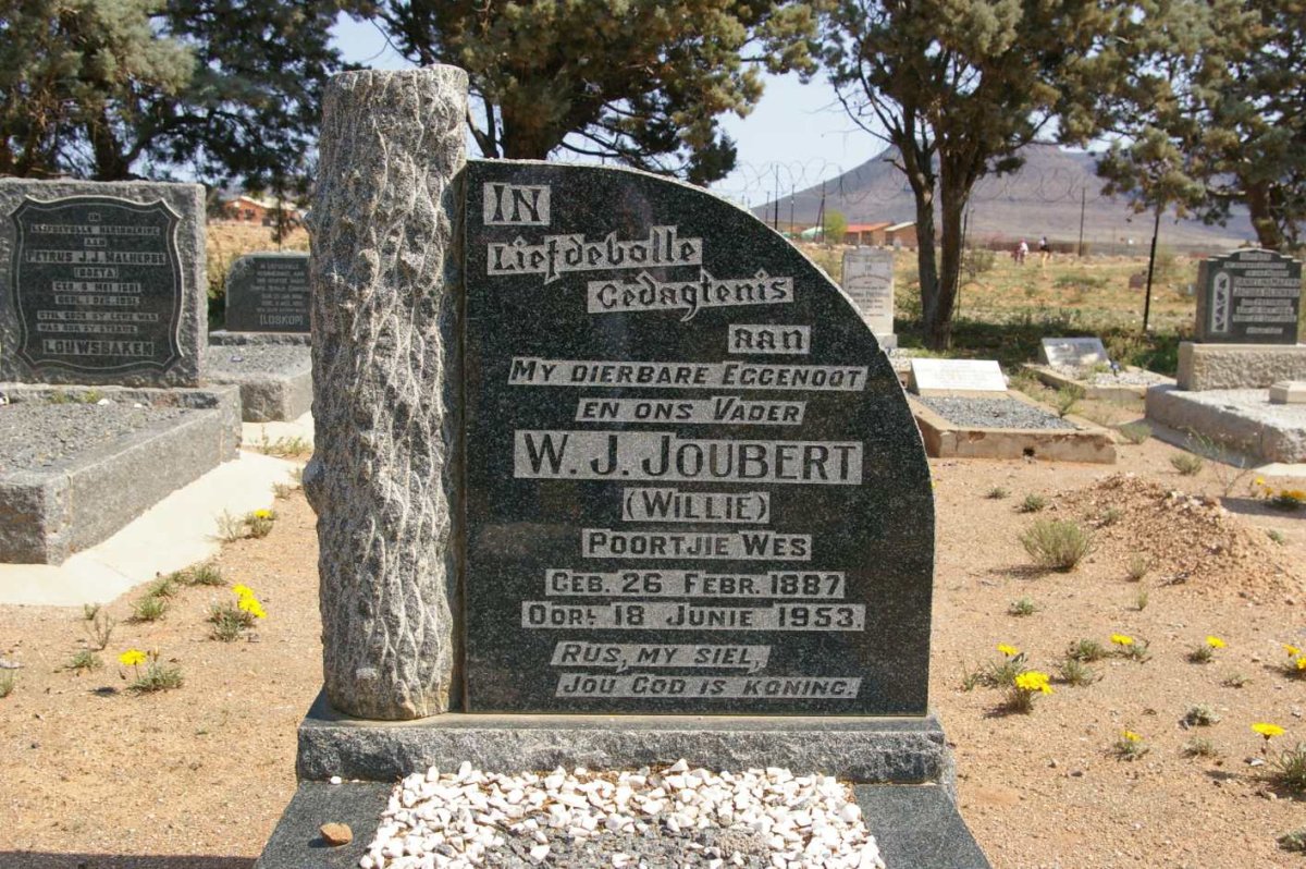 JOUBERT W.J. 1887-1953