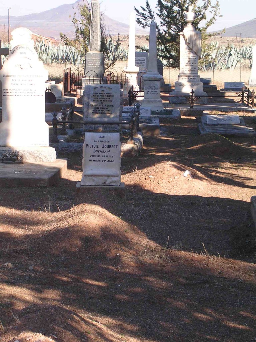 JOUBERT Pietjie nee PIENAAR   -1925