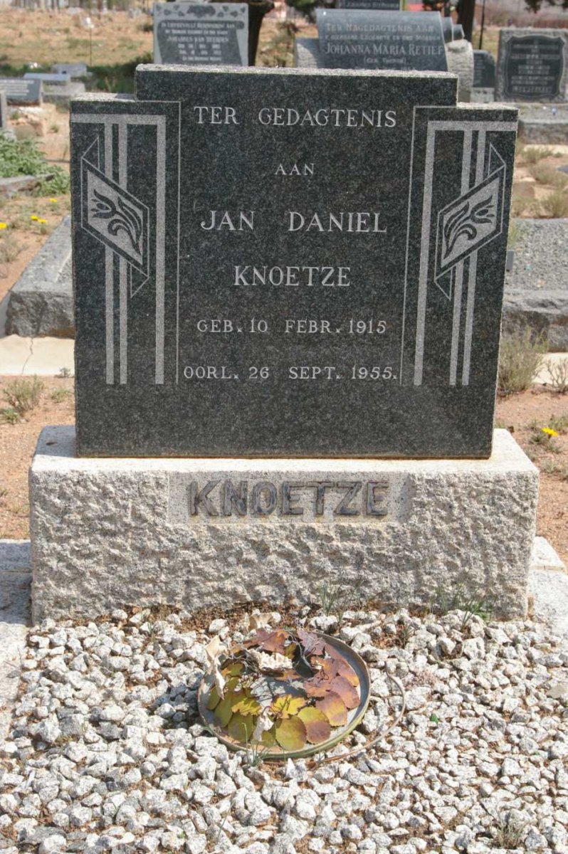 KNOETZE Jan Daniel 1915-1955