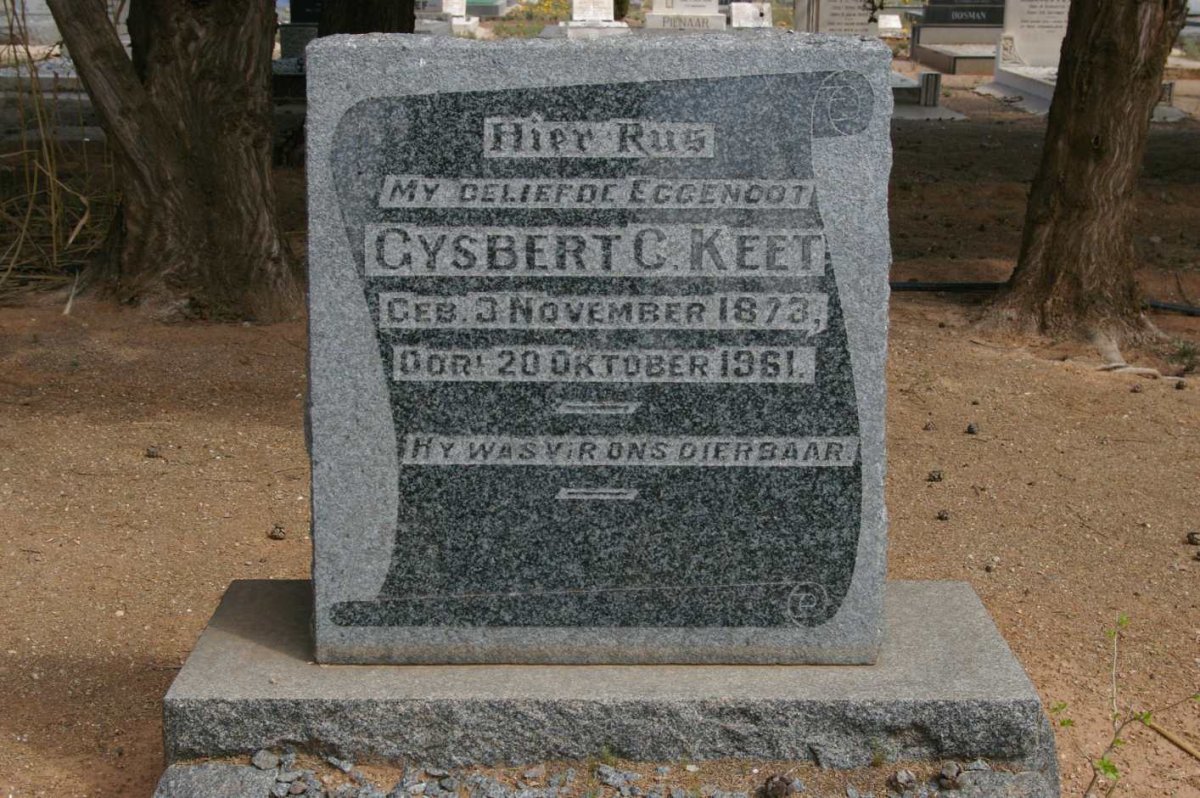 KEET Gysbert C. 1873-1961