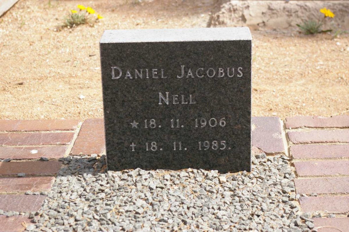 NELL Daniel Jacobus 1906-1985