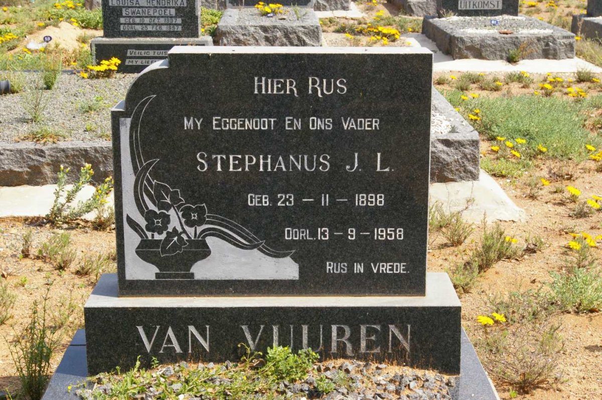 VUUREN Stephanus J.L., van 1898-1958